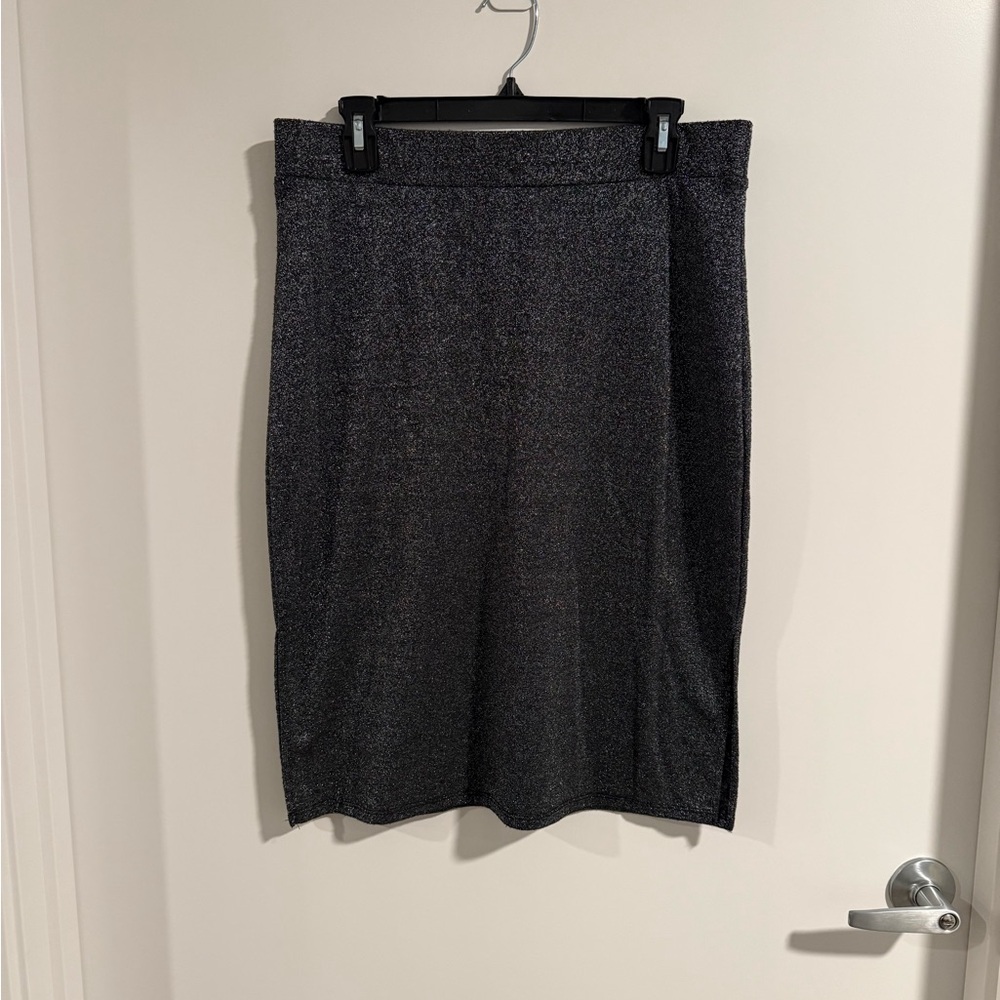 1. State Gray Knee-Length Pencil Skirt